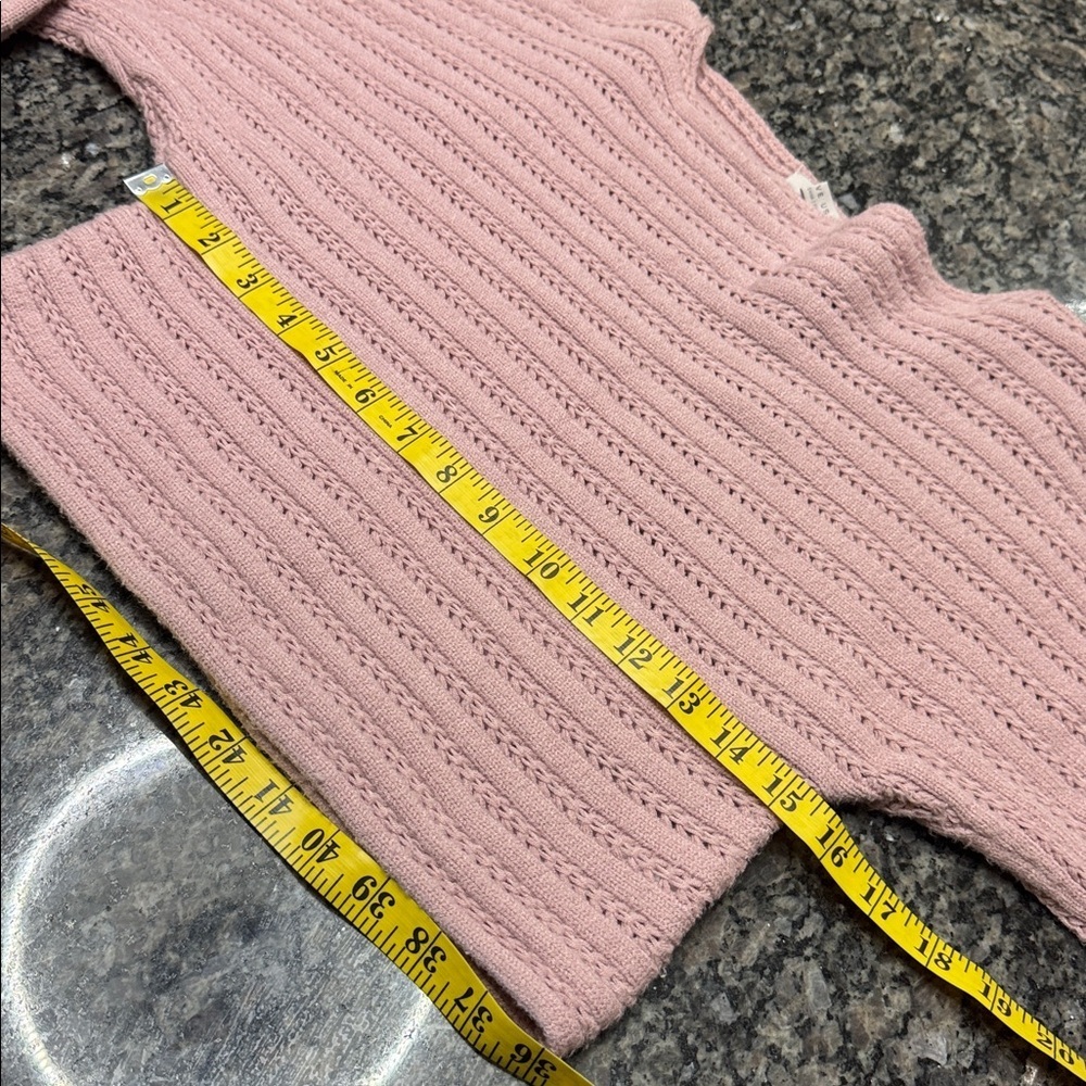 Active USA cropped knitted White Sweater S - Picture 8 of 9